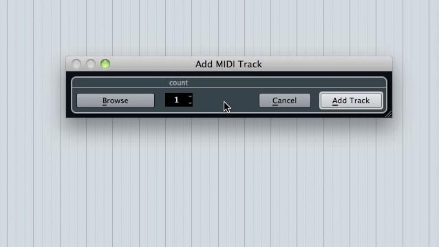 Add Midi track