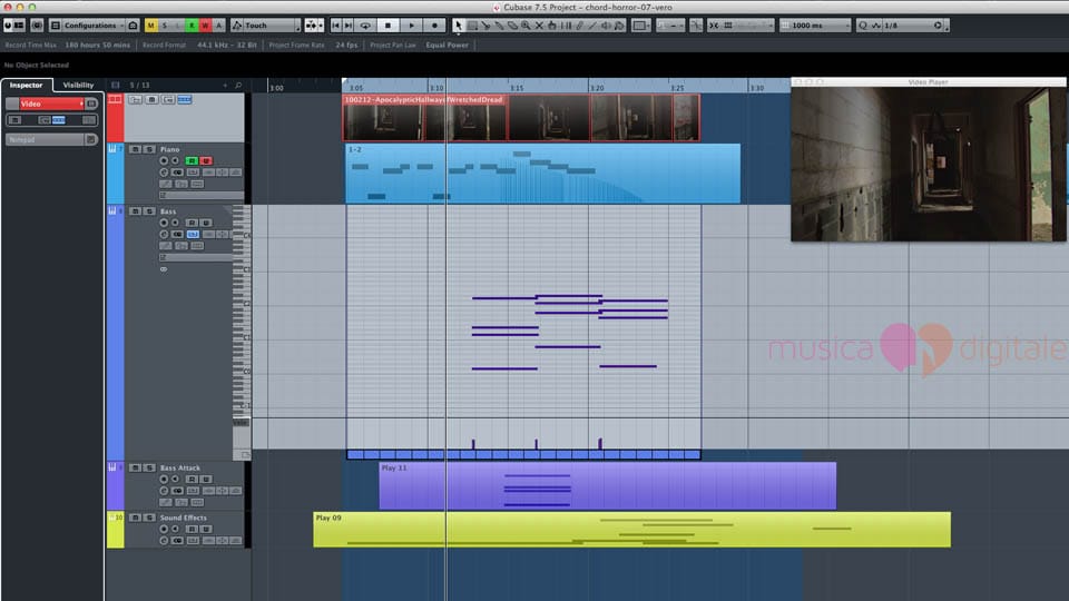 Cubase Colonna Sonora Thriller