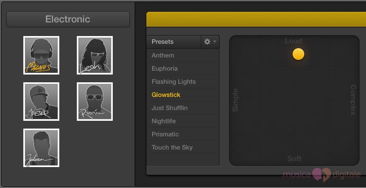 Nuovi Drummer in Logic Pro X