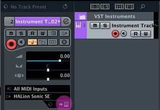 Il pulsante Edit Instrument