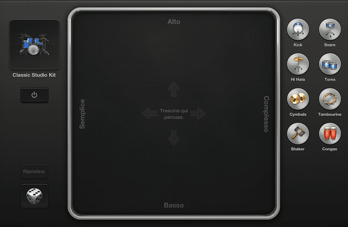 Smart Drums, l'innovativo strumento per percussioni di GarageBand iOS.