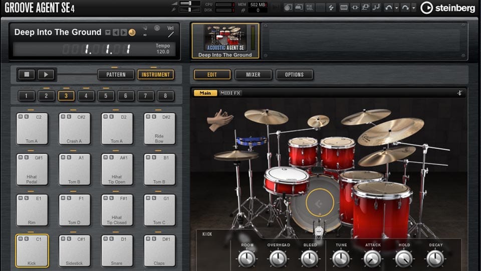 Schermata Groove Agent SE