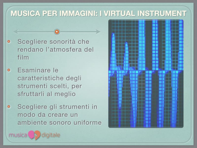 Scegliere le sonorità per una soundtrack