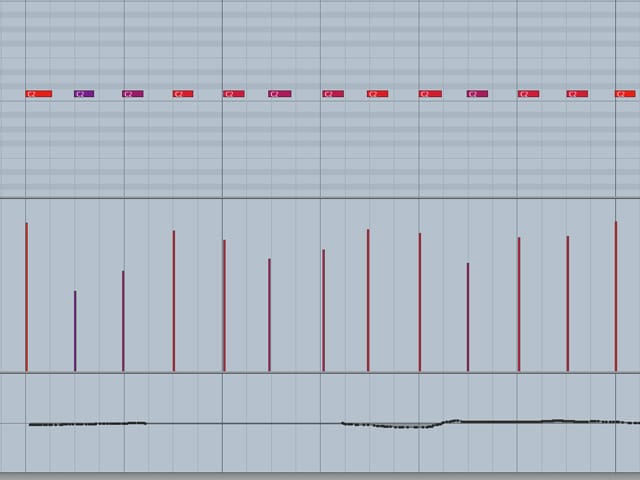 velocity timing pitch